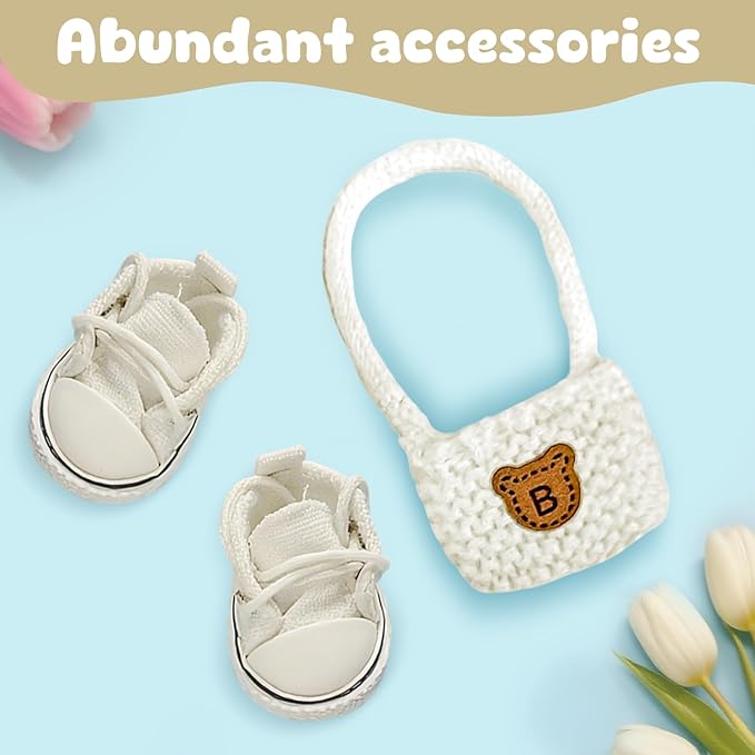 Cute Doll Clothes Outfit Blind Mystery Box Accessories Ropa Case Plush Toy Stuff Cart Seat Chair Glasses Hat Shoes Bed Blanket Car Dress Overalls Hoodie Pajamas Khaki