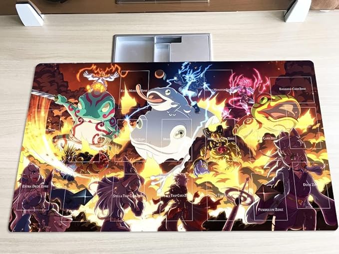 New Duel Playmat Splight TCG CCG Pad Trading Card Game Mat Mouse Pad + Free Bag (ZD039-982-A)