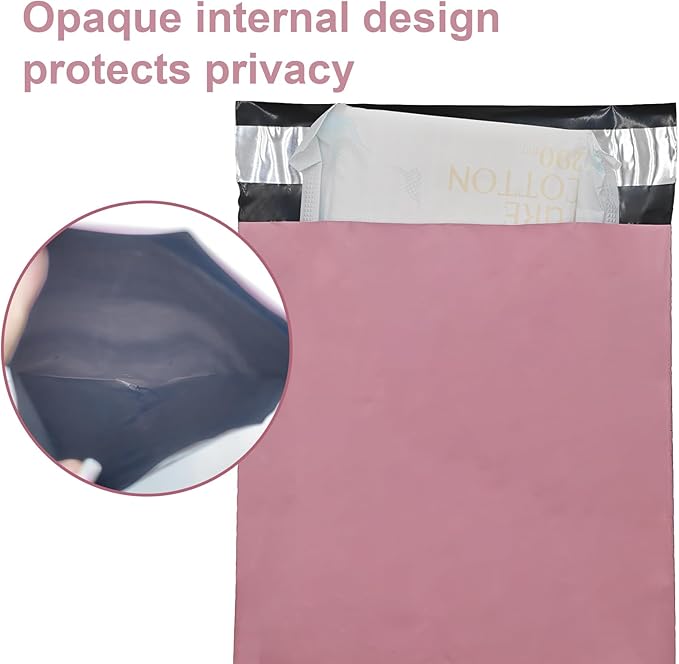 100Pcs Sanitary Napkin Disposal Bags - Feminine Hygiene Disposal Bags for Tampons and Pads, Diaper Disposal Bag, Waterproof and Leak-Proof, Odor-Blocking, Sealed Opaque for Privacy, 5.9x9In