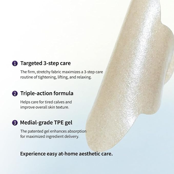 Calf Care Patch | Aromatherapy Patch for Tired Legs & Calf Swelling | Soothing & Refreshing Leg Care at Home | Gentle on Sensitive Skin | Natural Plant Extracts | 1 Box 8 Patches
