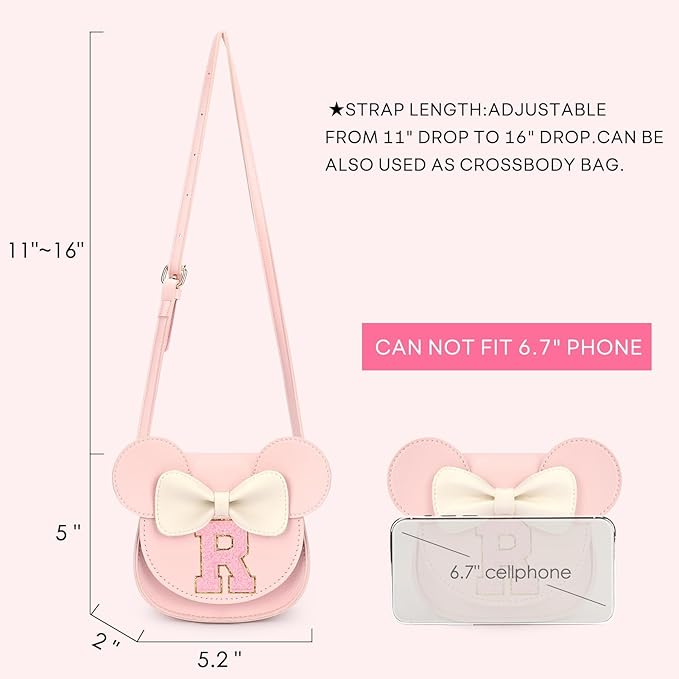 mibasies Toddler Purse Gifts for Girls: 3 Year Old Girl Gifts, Mouse Toys Purse Set