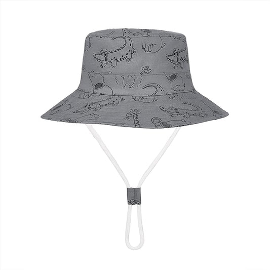 Baby Sun Hat UPF 50+ Sun Protective Toddler Bucket Hat Summer Kids Beach Hats Wide Brim Outdoor Play Hat for Boys Girls