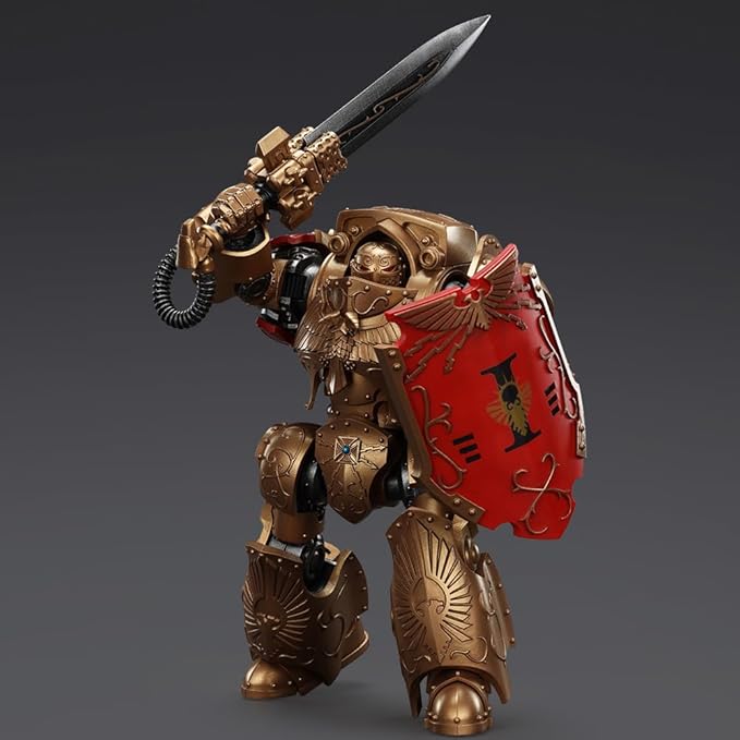 JOYTOY-Warhammer The Horus Heresy 1:18 Action Figure Legio Custodes Contemptor Galatus Dreadnought Collection Model Birthday Gifts