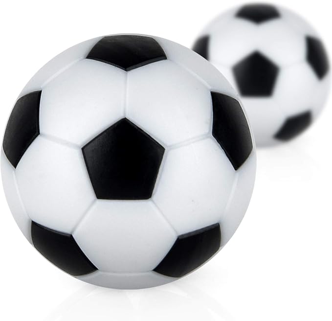 Coopay 12 Pieces 32mm Foosball Balls Table Multicolor Football Soccer Replacement Balls for Official Tabletop Game with a Black Drawstring Bag