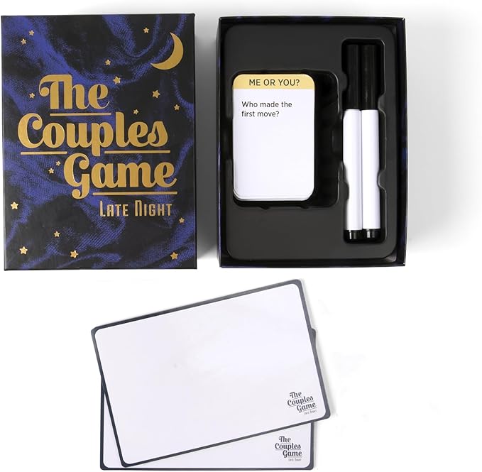 The Couples Game Late Night | Couples Gift Idea for Her, for Him | Couples Card Games with 150 Fun Questions | Party Card Games for Date Nights, Game Nights | 2 Player Couples Game for Adults