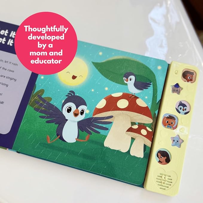 I Love to Sing in Spanish: Nursery Rhymes, Press and Play Interactive Song Book, Spanish for Toddlers, Baby Books for Children and Kid Books