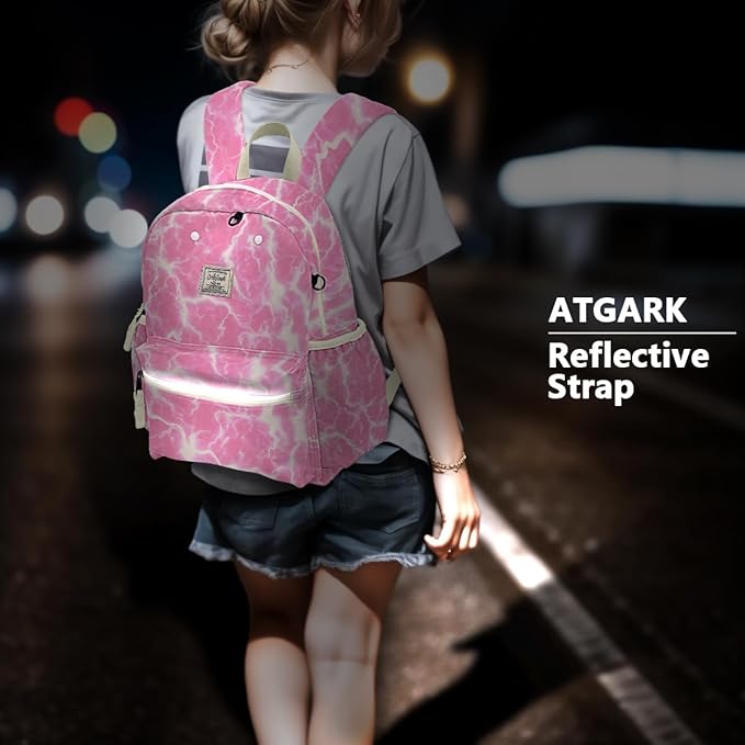 Kids Backpack for Girls: Girls Backpack 6-10 - Kindergarten Elementary School Bookbag for Girl