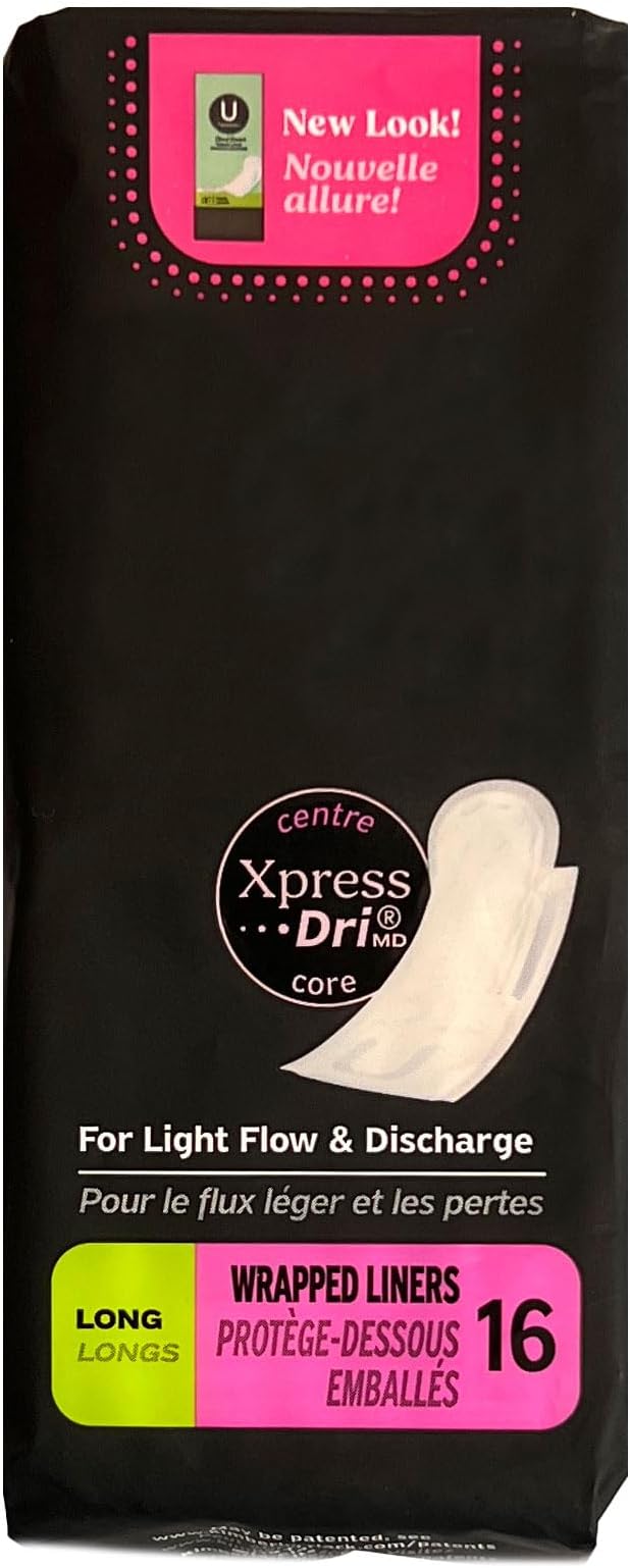 Feminine Liners, Pads, Long, Individually Wrapped, No Harsh Ingredients