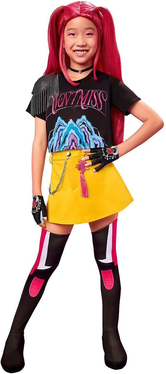 Spirit Halloween KPop Demon Hunters Kids Mira Costume, Officially Licensed, Girls Cosplay Singer Outfit