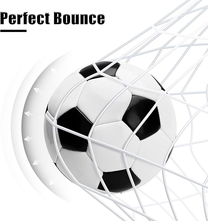 Soccer Ball Size 2 Size 3 Size 4 Size 5 with Pump Deflated - Single, 2 or 3 Pack Official Size & Weight Training Ball - Operation Christmas Child Shoebox - Gift for Toddler Kids Boys Girls Youth Adult