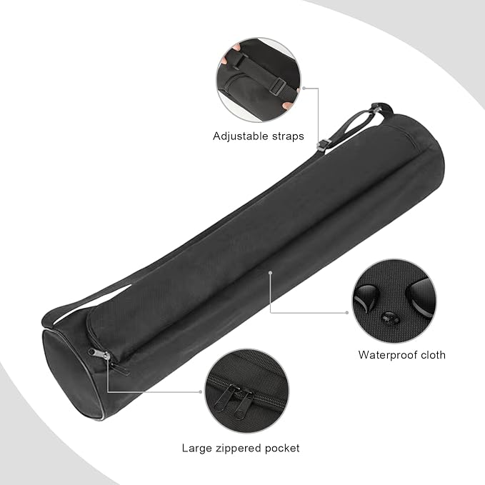 EVEME Yoga Mat Bag for Women & Men,Travel Yoga Gym Bag for 1/4" 1/3" Thick Exercise Yoga Mat,Fitness mat bag,sprot mat pouch
