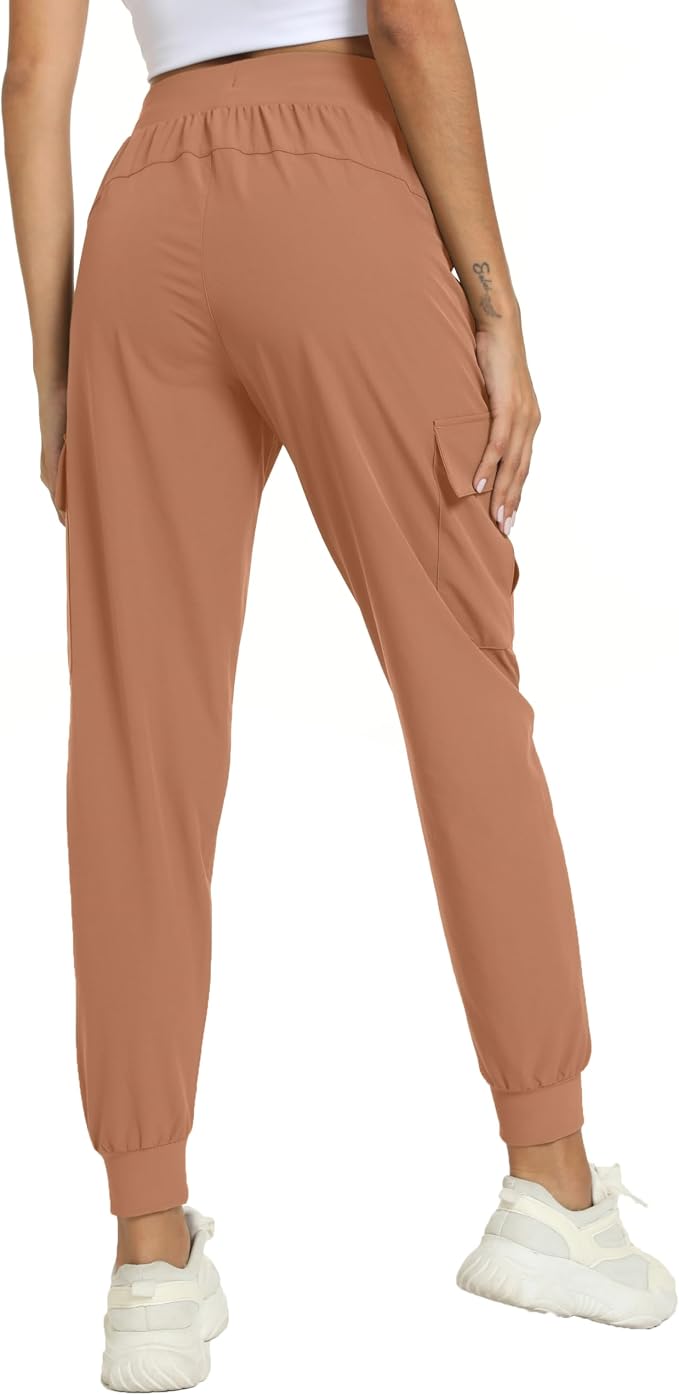 Women's Joggers Cargo Pants Lightweight Quick Dry Hiking Running Pants for Athletic Casual & Outdoor