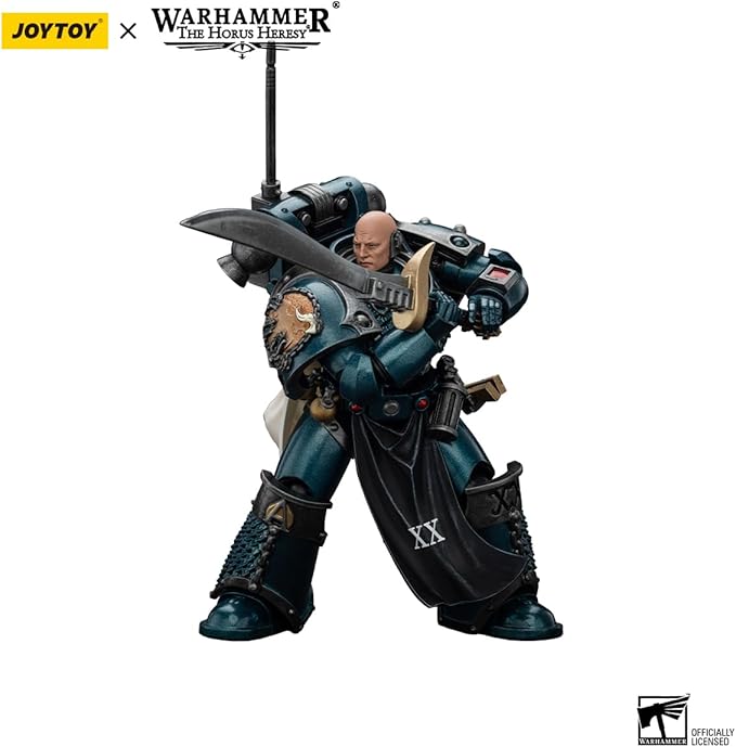 JOYTOY Warhammer The Horus Heresy Alpha Legion Harrowmaster Armillus Dynat - 1:18 Scale 4.96in Action Figure Mecha Joy Toy Collection Model