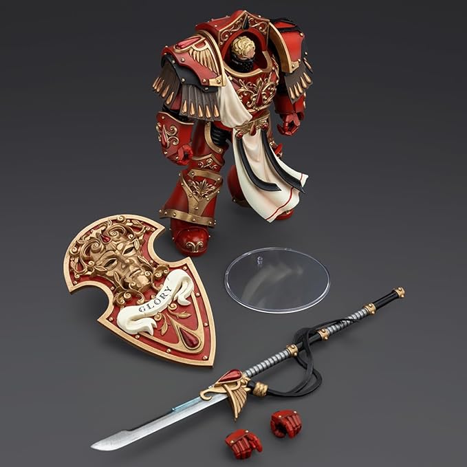 JOYTOY Warhammer The Horus Heresy 1/18 Action Figure Blood Angels Crimson Paladins Squad Crimson Exemplar Collection Model