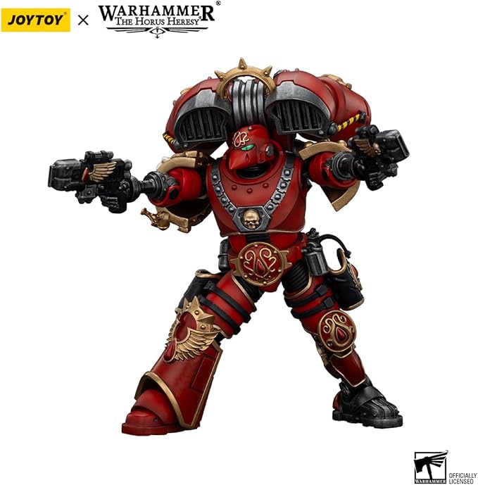 JOYTOY Warhammer The Horus Heresy Blood Angels Dominion Zephon 1:18 Scale Action Figure Mecha Joy Toy Collection Model 4.96in