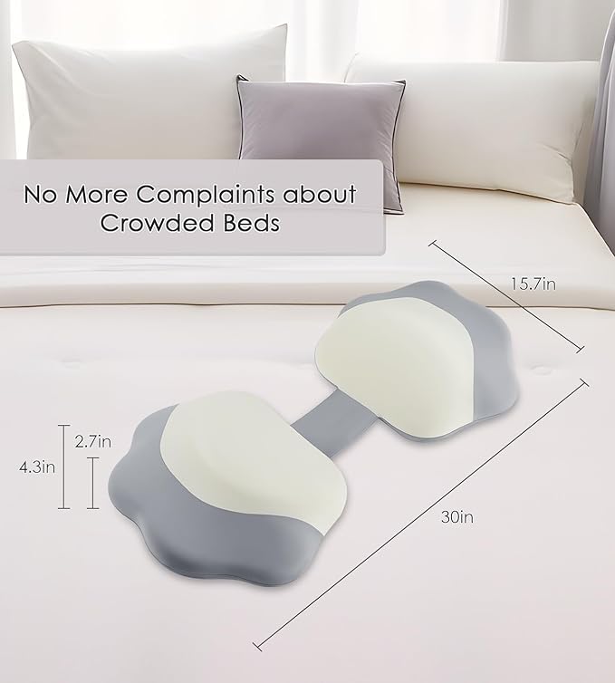 Memory Foam Pregnancy Pillows for Sleeping, Maternity Pillow Support for Back Belly HIPS, Adjustable Travel Wedge Pillow for Pregnant Women, Side Spleeping Pregnant Pillows with Cooling Pillowcase