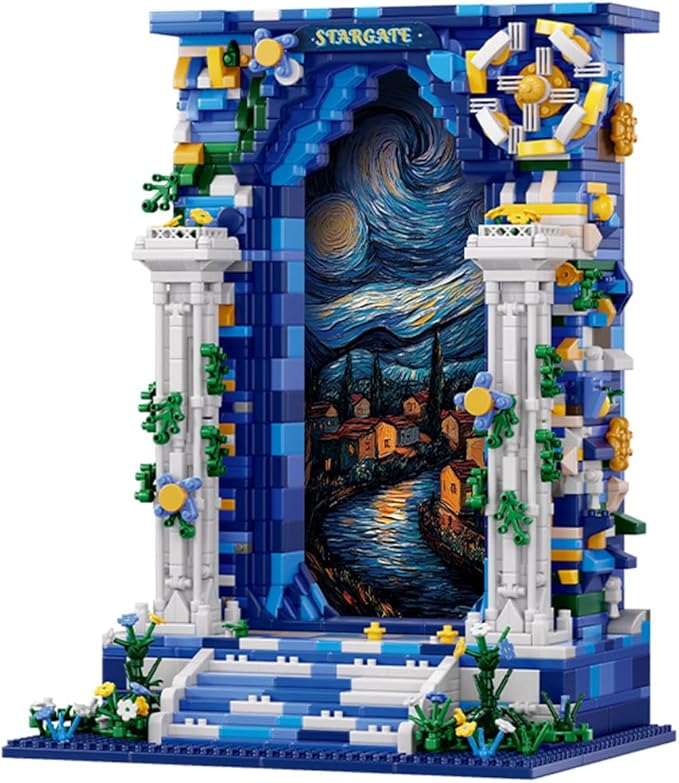 Micro Mini Starry Sky Gate Building Block Toys, Gifts for Children and Adults (1745 PCS)