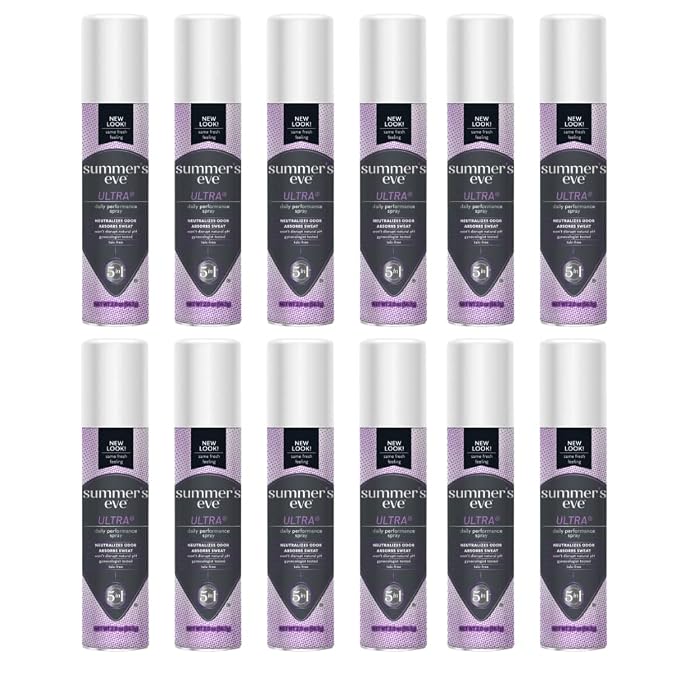 Summer's Eve Feminine Deodorant Ultra Extra Strength Spray 2 Ounce (Value Pack of 12)