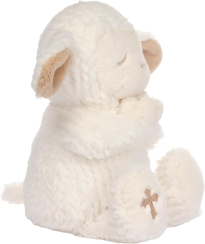 Lambs & Ivy Heaven Sent Praying Baptism Plush Lamb Stuffed Animal Toy - Mary