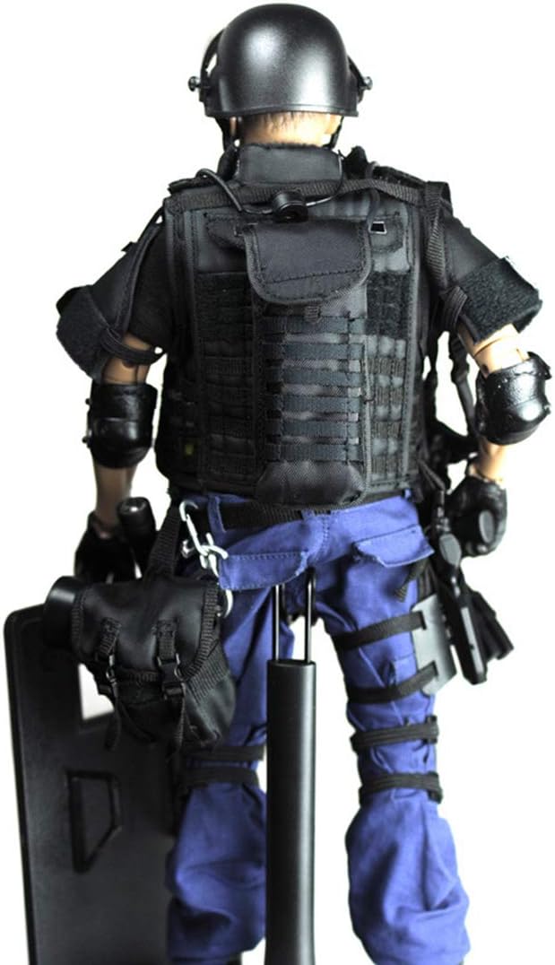 12inch Soldier Action Figure Model, 1/6 Scale Realistic Army Military Police Soldier Model Set with Accessories Collection Toys