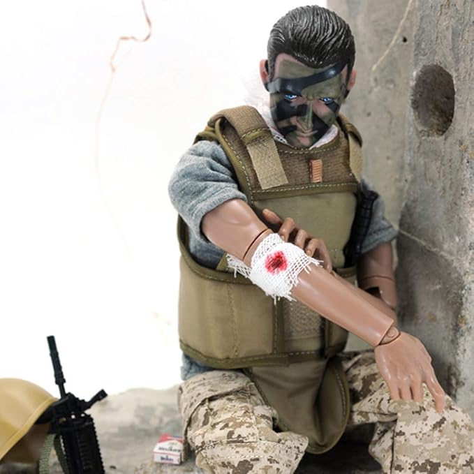 12 Inch Action Figures Military Set, 1/6 Scale Action Figures Set with Weapons and Accessories