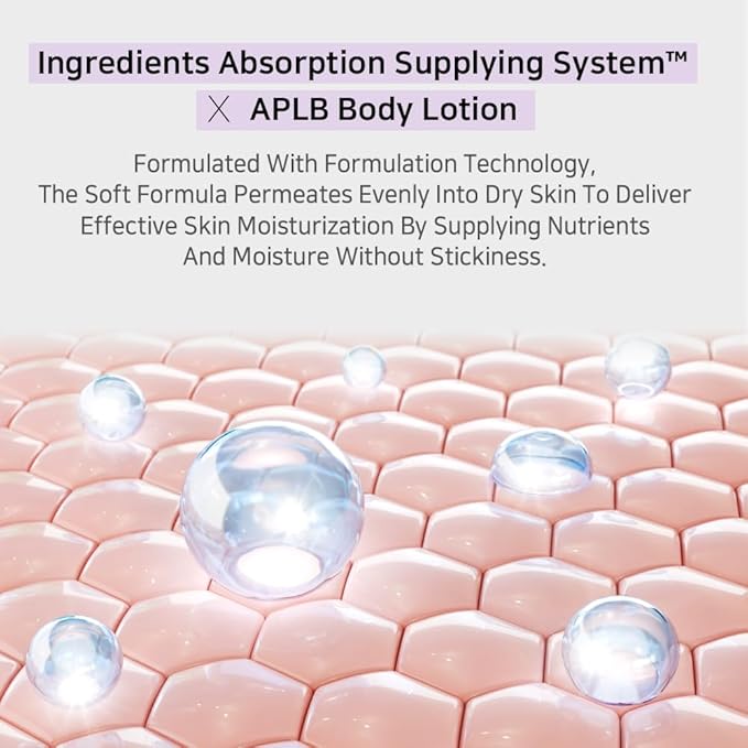 APLB Collagen EGF Peptide Body Lotion | COLLAGEN PEPT CEN™ 17.1% 10.14 FL.OZ/Korean Skincare, Elasticity care, Long lasting moisturizing, Revitalize for gentle and improve skin texture