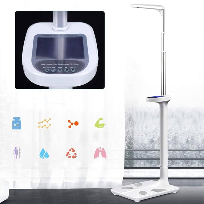 Multifunction Body Weight Scale, Electronic Height and Weight Scale, High Precision Sensor, Suitable for Gym,