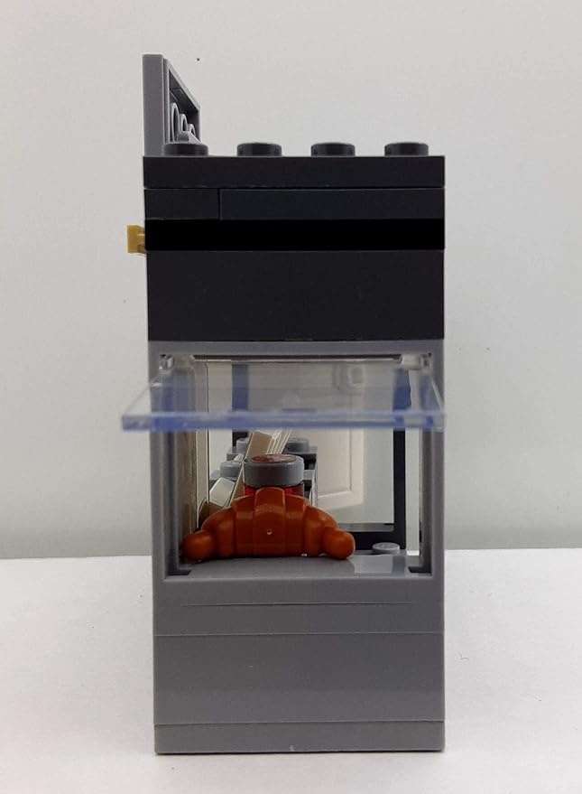 Building Bricks Toys Blocks NewsStand Pizza Hot Dog Fast Food Corner-Compatible with All Brands-MOC Minifigure City Town Village