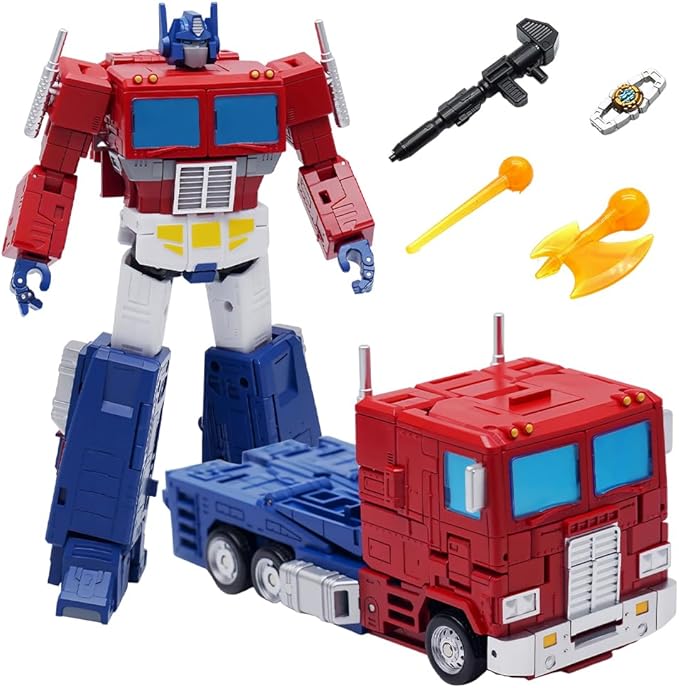 Deformation Robot Toys Action Figure, 7.1-Inch Deformation Toy Truck Model with Accessories, for Kids Boys Girls