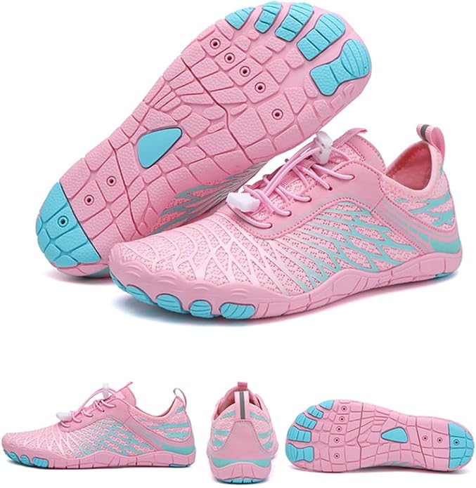 ELETON Barefoot Shoes Women Men Footwear, Wide Toe Box Hiking Zero Drop Non-Slip Quick-Dry River Boat Pool Beach Water Shoes, Lightweight Swimming Running Walking Sneakers Unisex