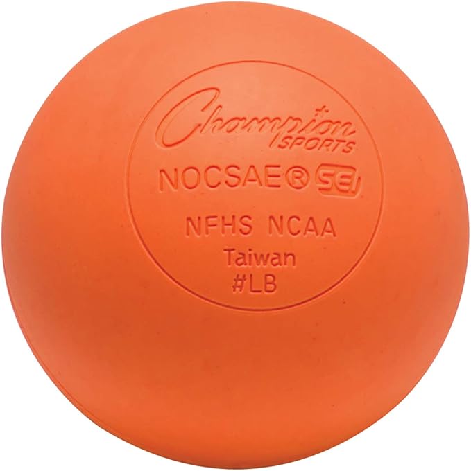 Champion Sports Lacrosse Balls & Rhino Skin Balls – Official Size, SEI Certified, Multiple Colors