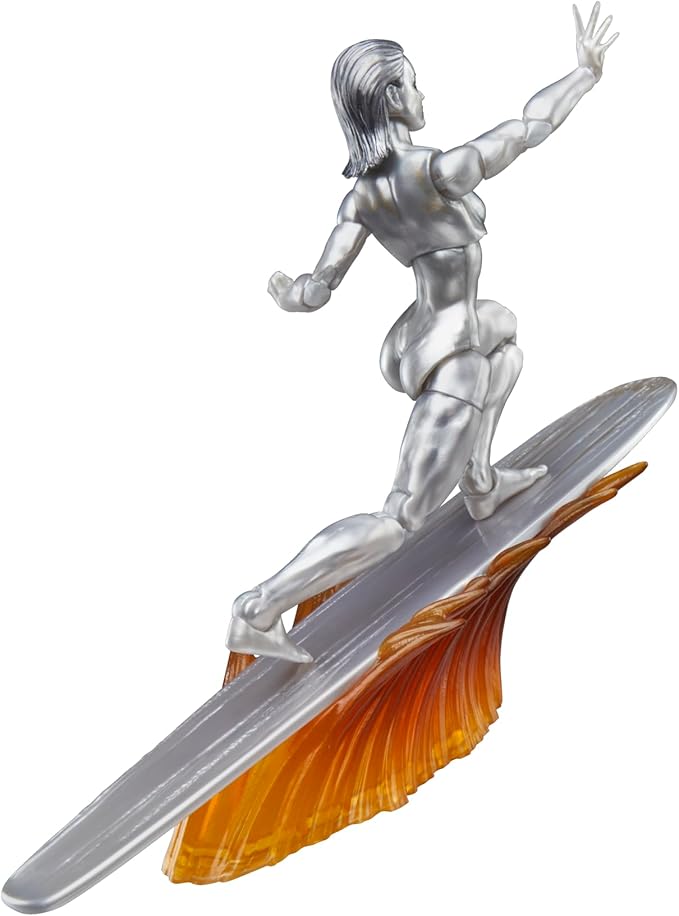 Marvel Legends Series Silver Surfer, The Fantastic Four: First Steps Movie Collectible 6 Inch Action Figure Toy