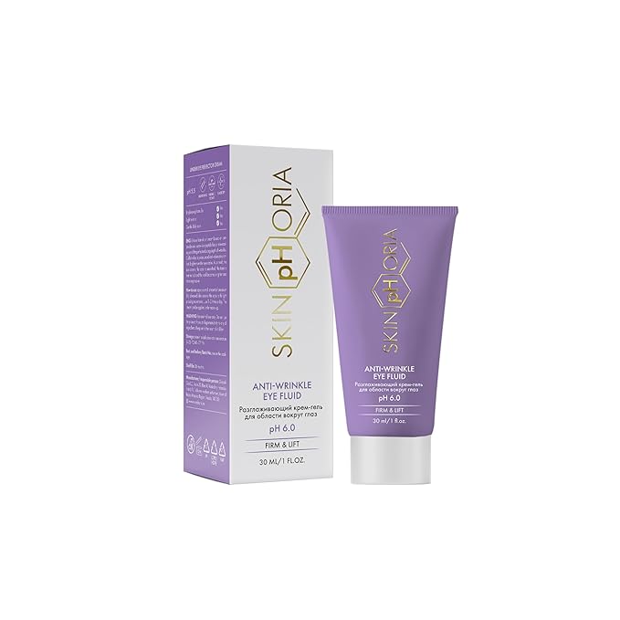 Anti-Wrinkle Eye Fluid with Collagen, Squalane & Hyaluronic Acid – Smooth Fine Lines, Firm & Hydrate Skin – Under Eye Cream Helps Reduce the Look of Puffiness & Restore Radiance – 30ml
