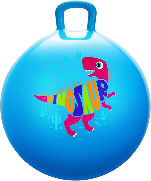 PlayZap Hopper Balls for Kids 3-8, 18 Inches Bouncy Ball with Handle, 18" Inflatable Bouncing Hopper, 45cm Jumping Toys, Garden Hopping Toys Girls Boys Gifts