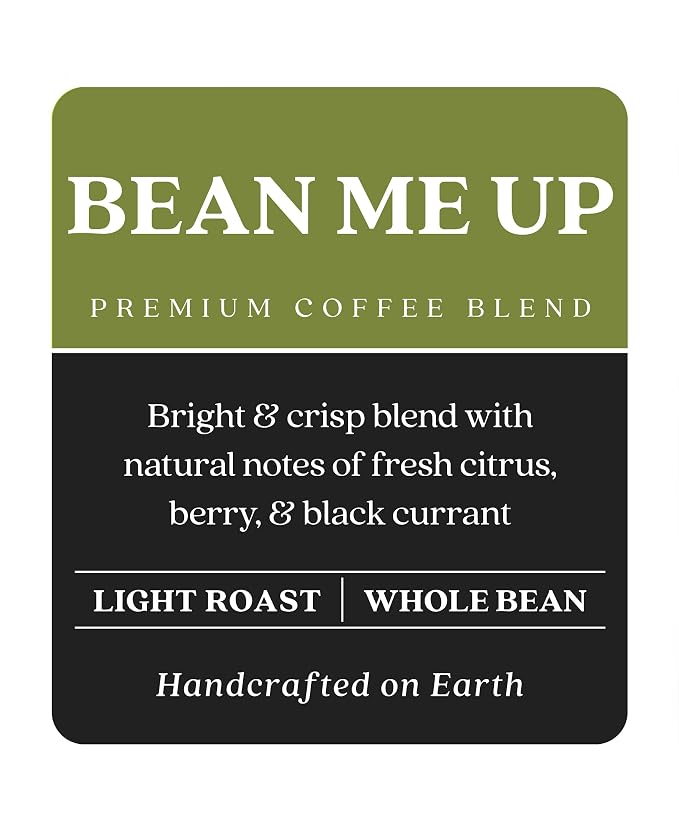 Copper Moon Single Serve Coffee Pods For Keurig K-Cup Brewers, Light Roast, Bean Me Up Blend, 36 Count