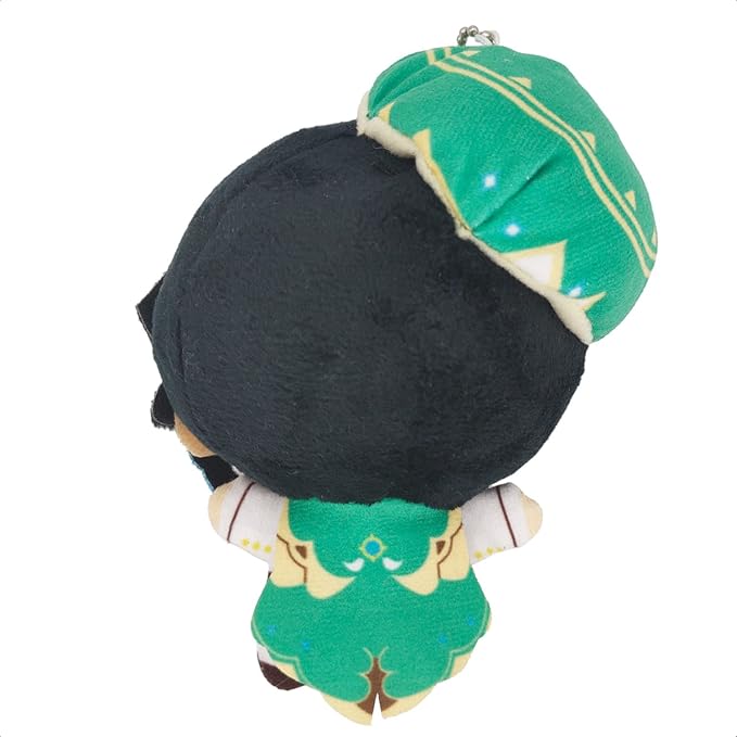 KOOLIYA Small Size Genshin Impact Figure Plush Doll - Venti (4 inch), Keychain Anime Figure Soft Stuffed Gift for Game Fans (Venti)