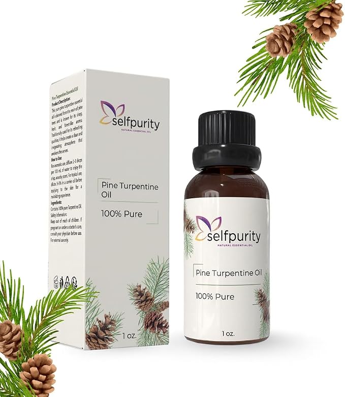 Pine Essential Oil, 1 Fl Oz (30 ml), 100% Pure Natural Pine Oil, Aromatherapy Diffuser Oil for Home Fragrance, Massage, Skin Care, Soap & Candle Making, Fresh Forest Scent