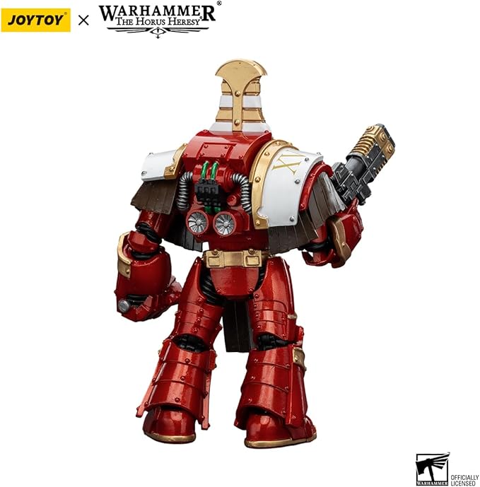 JOYTOY Warhammer 40K Thousand sons 5.35in Sekhmet Terminator Cabal Sekhmet Volkite Charger and Power Fist 1:18 Scale Action Figure Mecha Joy Toy Collection Model