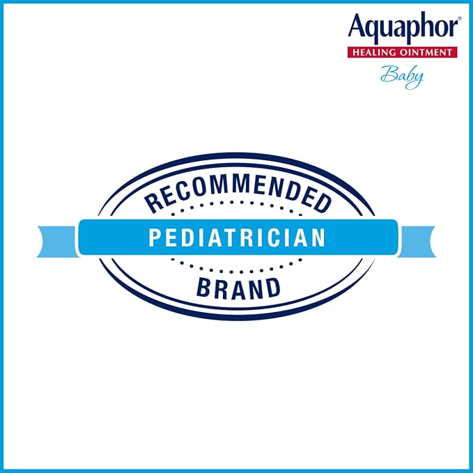 Aquaphor Baby Healing Ointment Advanced Therapy Skin Protectant for Chapped or Dry Skin, Drool Rash and Diaper Rash Ointment, 14 Oz Jar (Pack of 12)