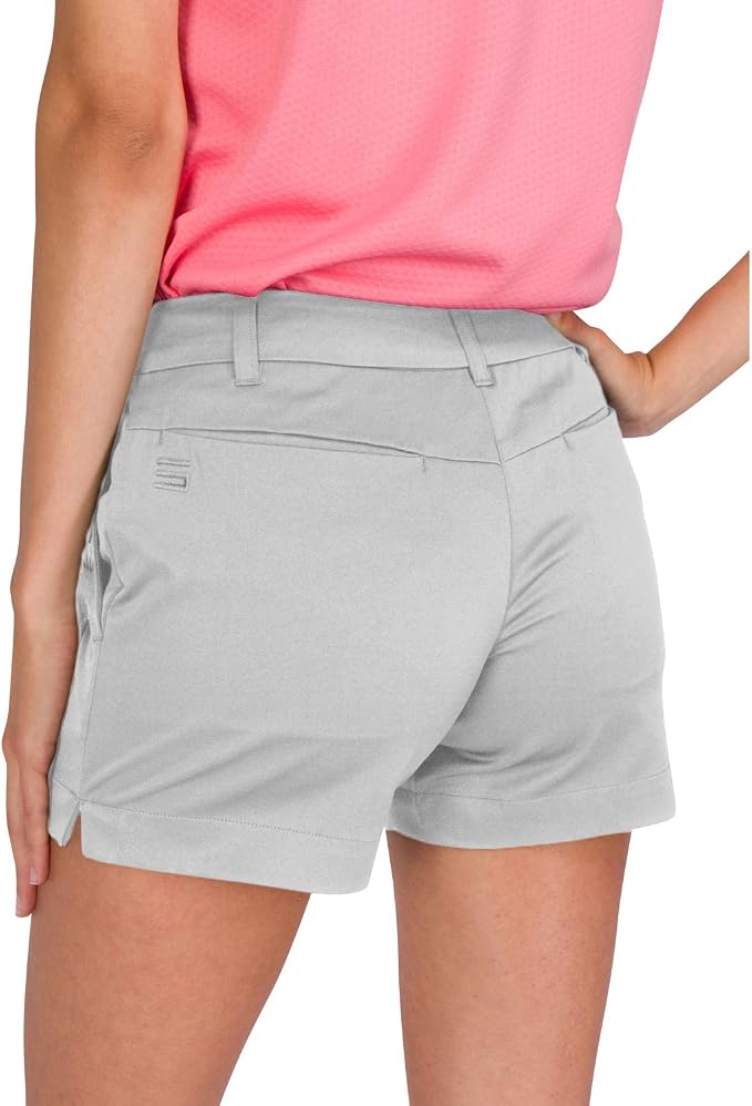 Three Sixty Six Womens Golf Shorts 4 ½ Inch Inseam - Quick Dry Active Shorts with Pockets, Athletic and Breathable