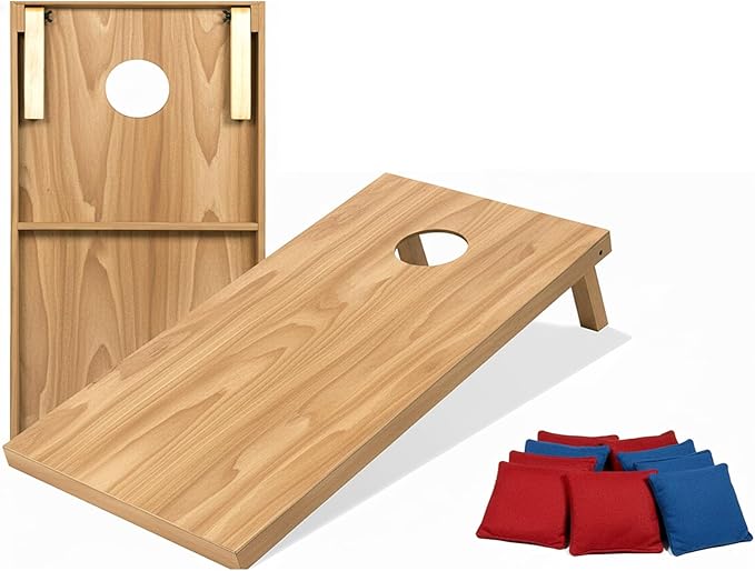 Cornhole Board Set&Toy Corn Hole Game Set for Adults/Kids