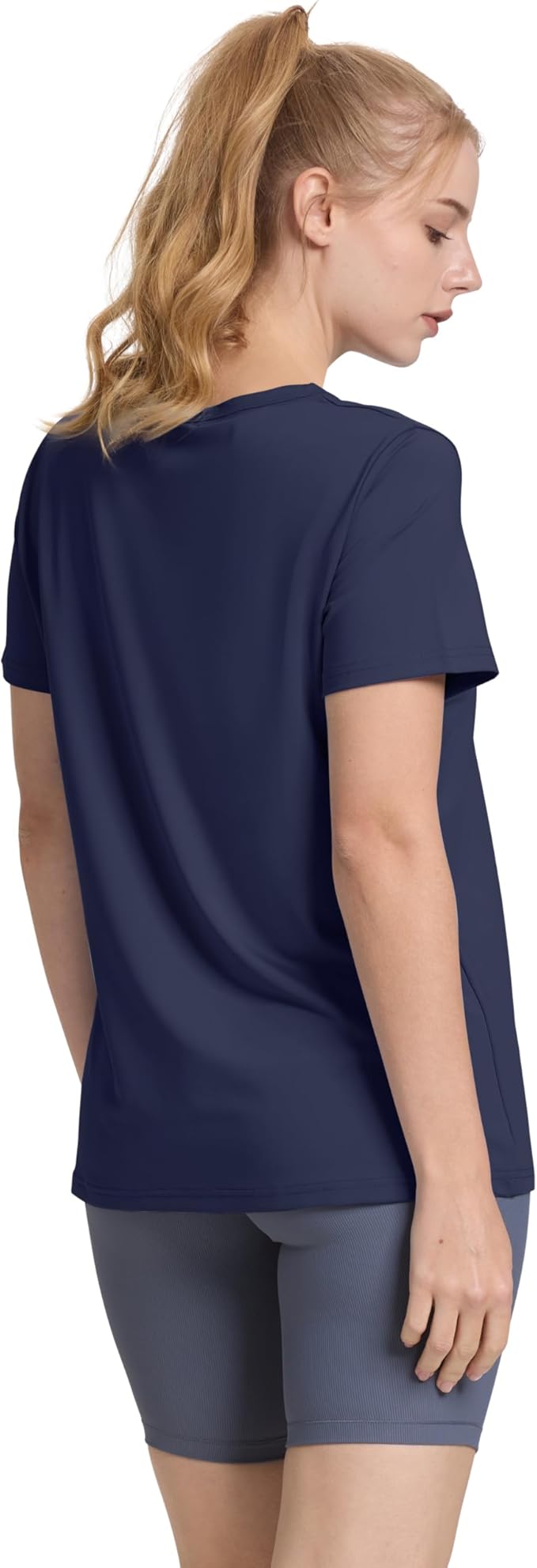OFEEFAN Workout Tops for Women UPF 50+ Breathable Quick Dry Loose Fit T Shirt Outdoor Yoga Running Hiking Gym Tee Top