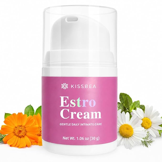 Estriol Cream for Women: Daily Intimate Moisturizing Care for Menopause & Perimenopause, Supports Moisture, Elasticity & Skin Barrier Balance, Gentle Formula, 1.06 Oz