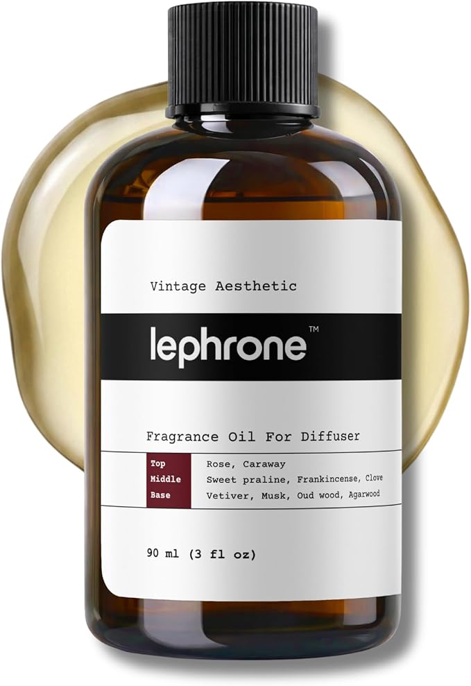 Essential Oil for Waterless Diffusers, Premium Aroma Oil for Home Scenting, Fragrance Oils for Cold Air and Ultrasonic, Pure, Hotel Luxury, Aromatherapy 3 fl oz (Vintage Aesthetic)