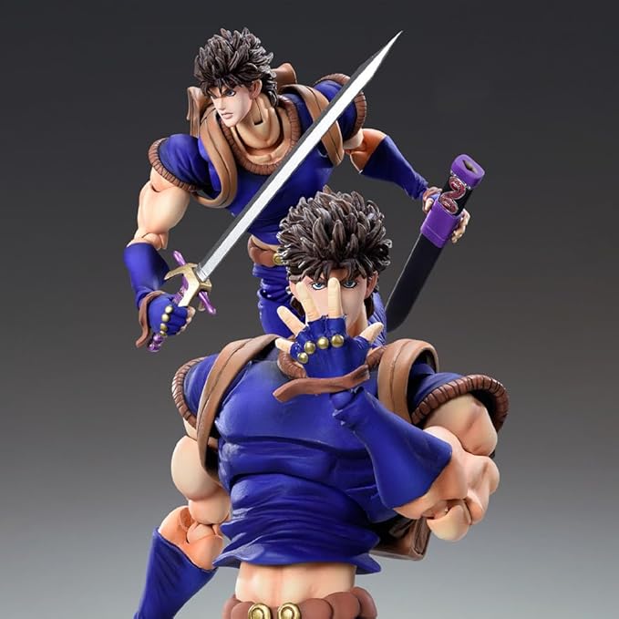 JJBA Action Figures Jonathan Joestar Statue Movable Joints 6.69" JJBA Super Action Statue Anime Figurine Models Desktop Decoration Collectibles Gift