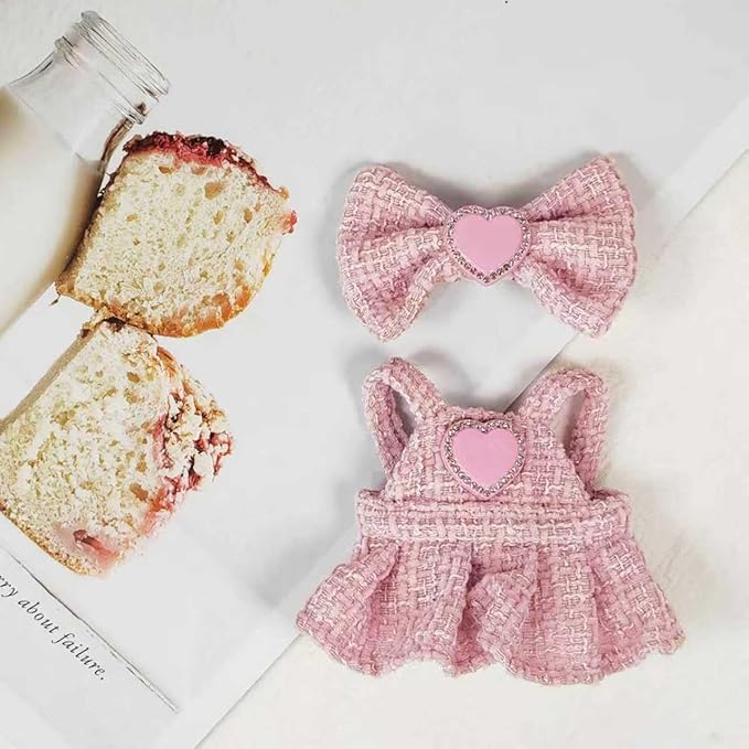 Clothes for LBB Doll-Clothes & Outfit Set for 17cm Dolls - LBB Designer Clothes - Premium Fashion Dresses with Accessories, Luxury Chic Doll Clothing & Style Bundle– Doll Not Included