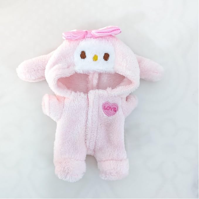 Designer Clothes for Dolls Accessories15cm /17cm Doll Clothing Set Replacement Pink Outfit 5Pcs Set (Premium Design-Pink 2)