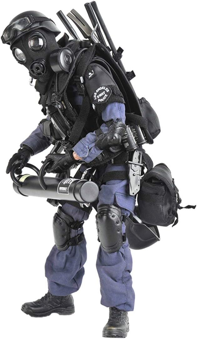 12inch Soldier Action Figure Model, 1/6 Scale Realistic Army Military Police Soldier Model Set with Accessories Collection Toys
