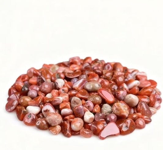 Bulk Raw Citrine Crystals - Beginner DIY Healing Crystal Set, 0.6-1.2” Natural Unpolished Gemstones for Terrarium, Meditation, Tarot, Grids, Aroma Stone, 0.45lb (Red Agate-S)