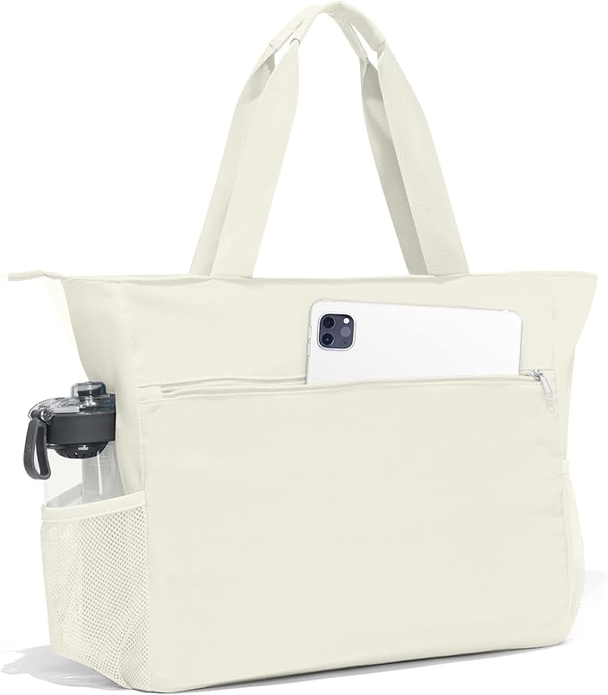 Heathyoga Multi-Functional Yoga Mat Carrier Gym Tote Bag - Large Mat Pocket, Women's Workout Bag